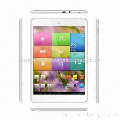 7.85" A23 Dual Core Capacitive Android 4.2 Tablet PC with Dual Camera/1024*768/Wi-Fi/BT Option